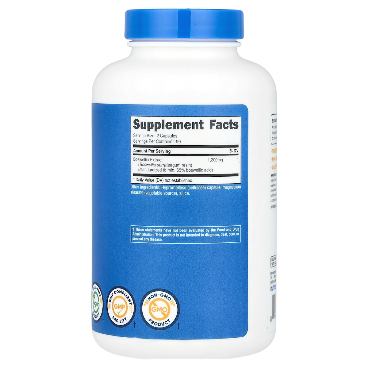 Supplement facts panel