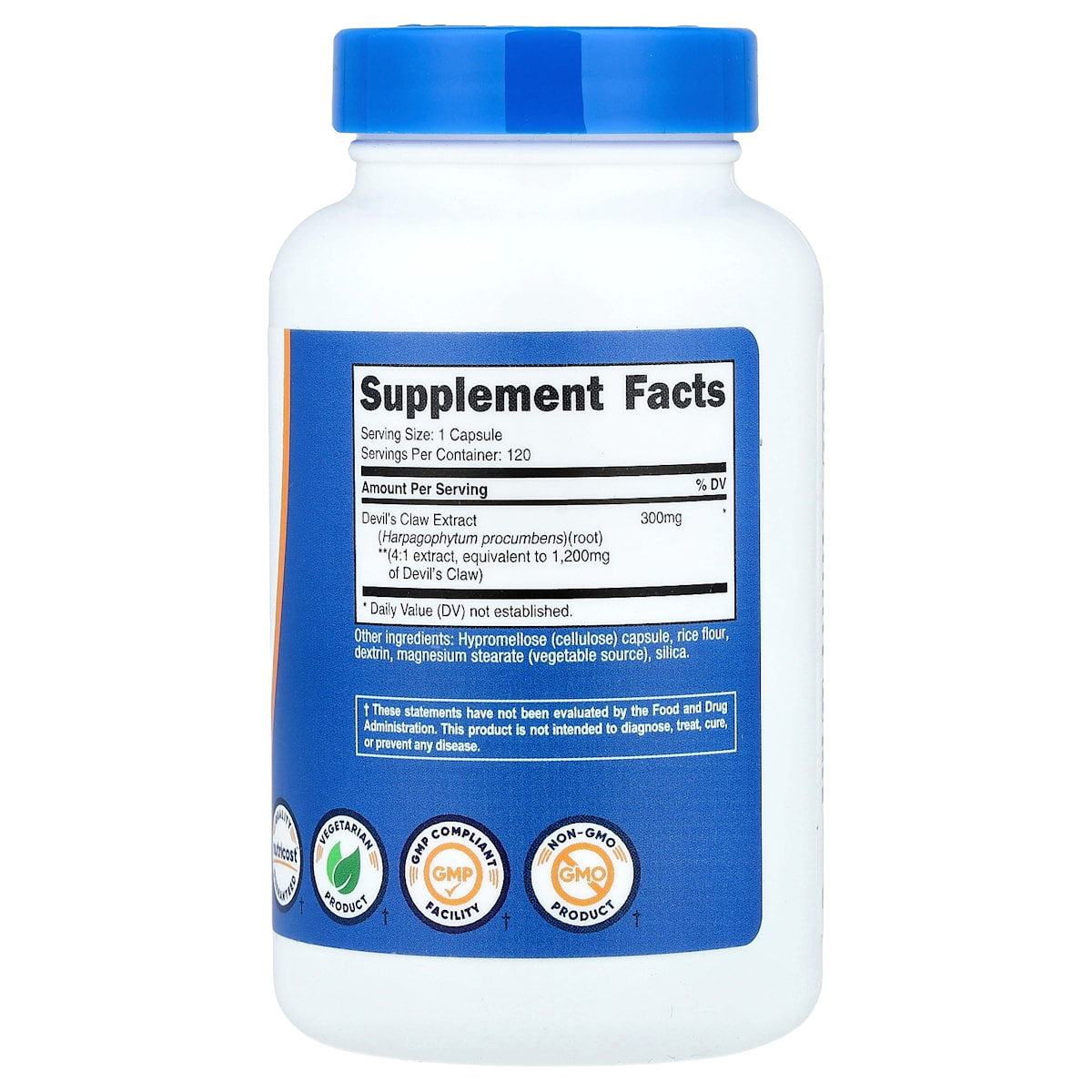 Supplement facts panel