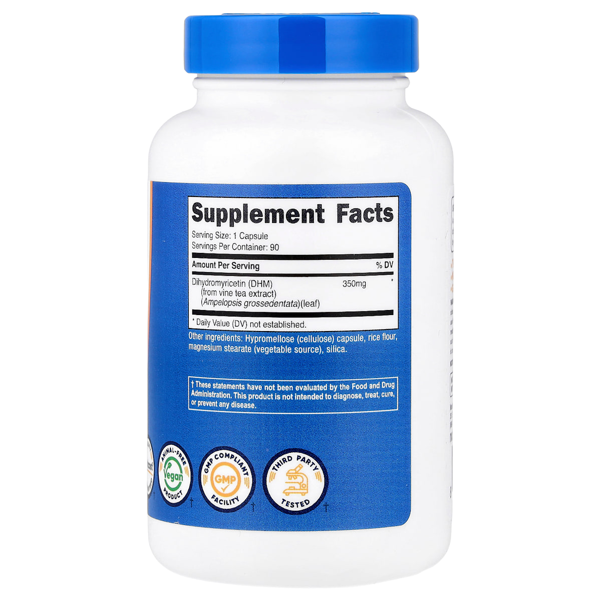 Supplement facts panel
