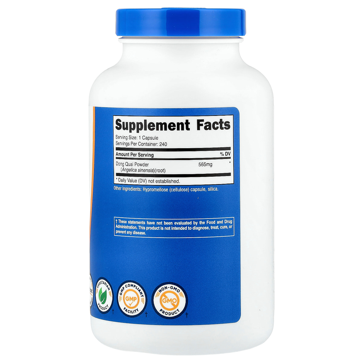 Supplement facts panel