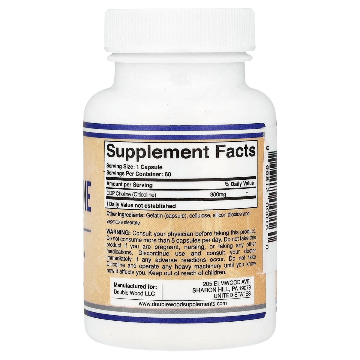 Supplement facts panel