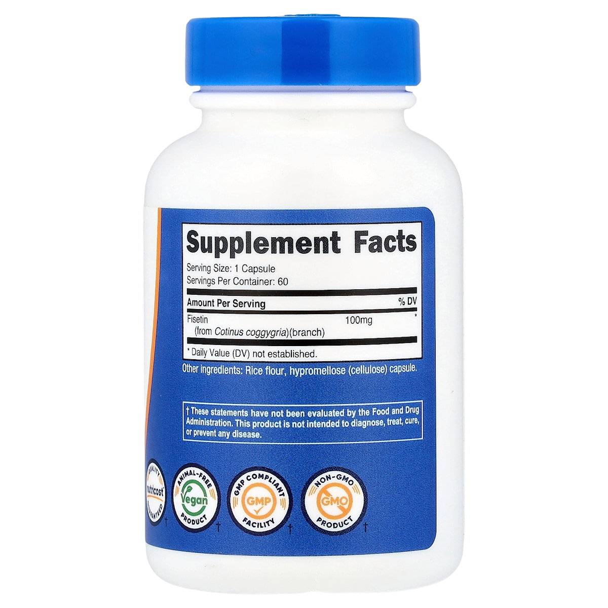 Supplement facts panel