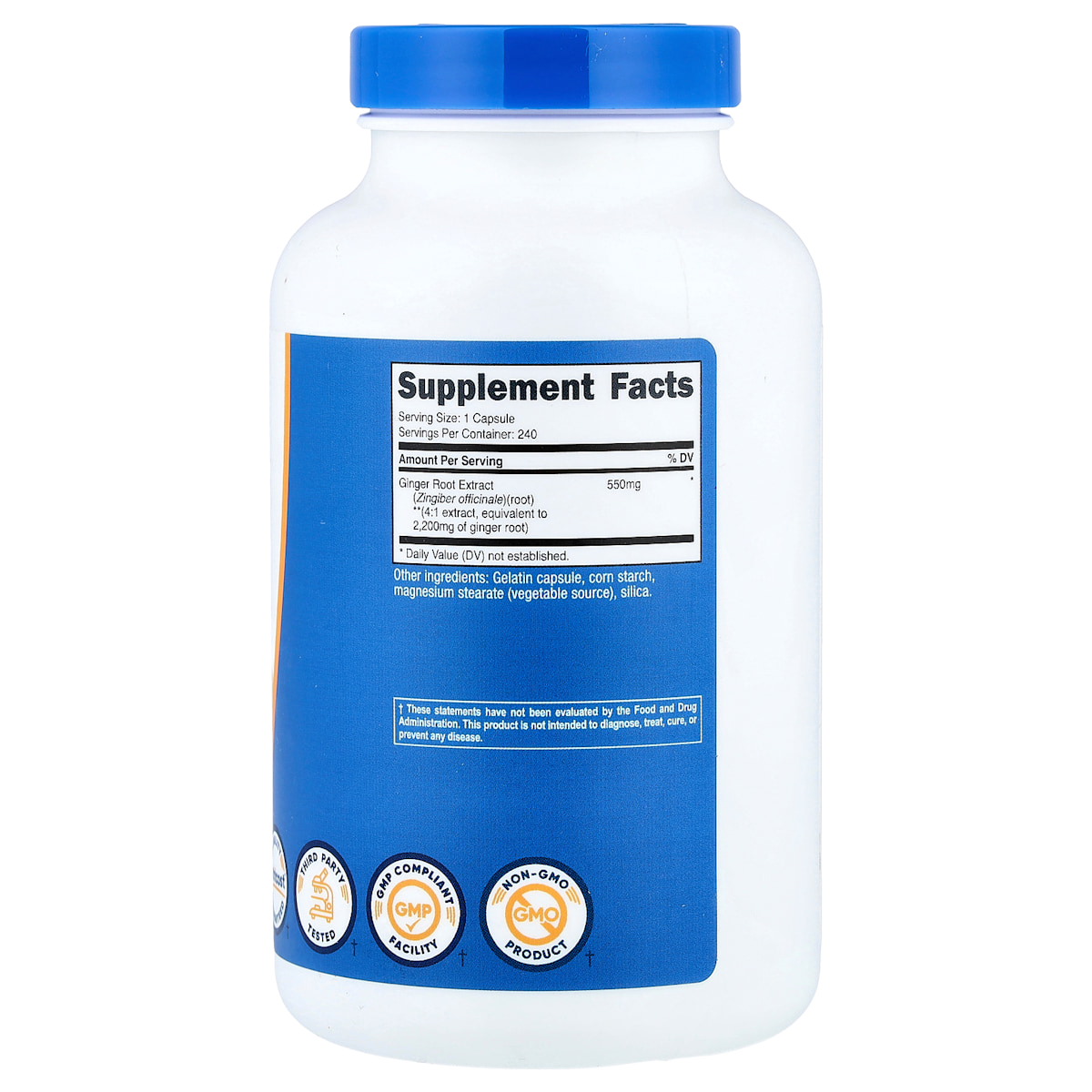Supplement facts panel