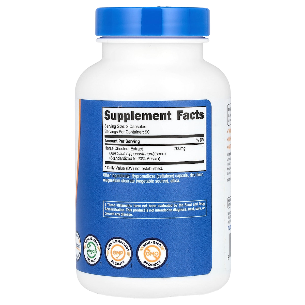 Supplement facts panel