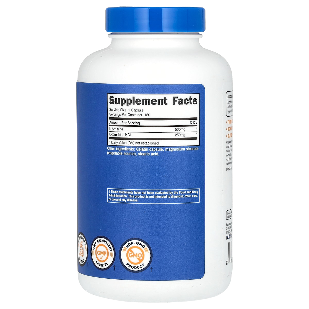 Supplement facts panel