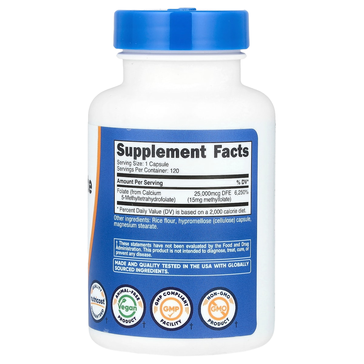Supplement facts panel