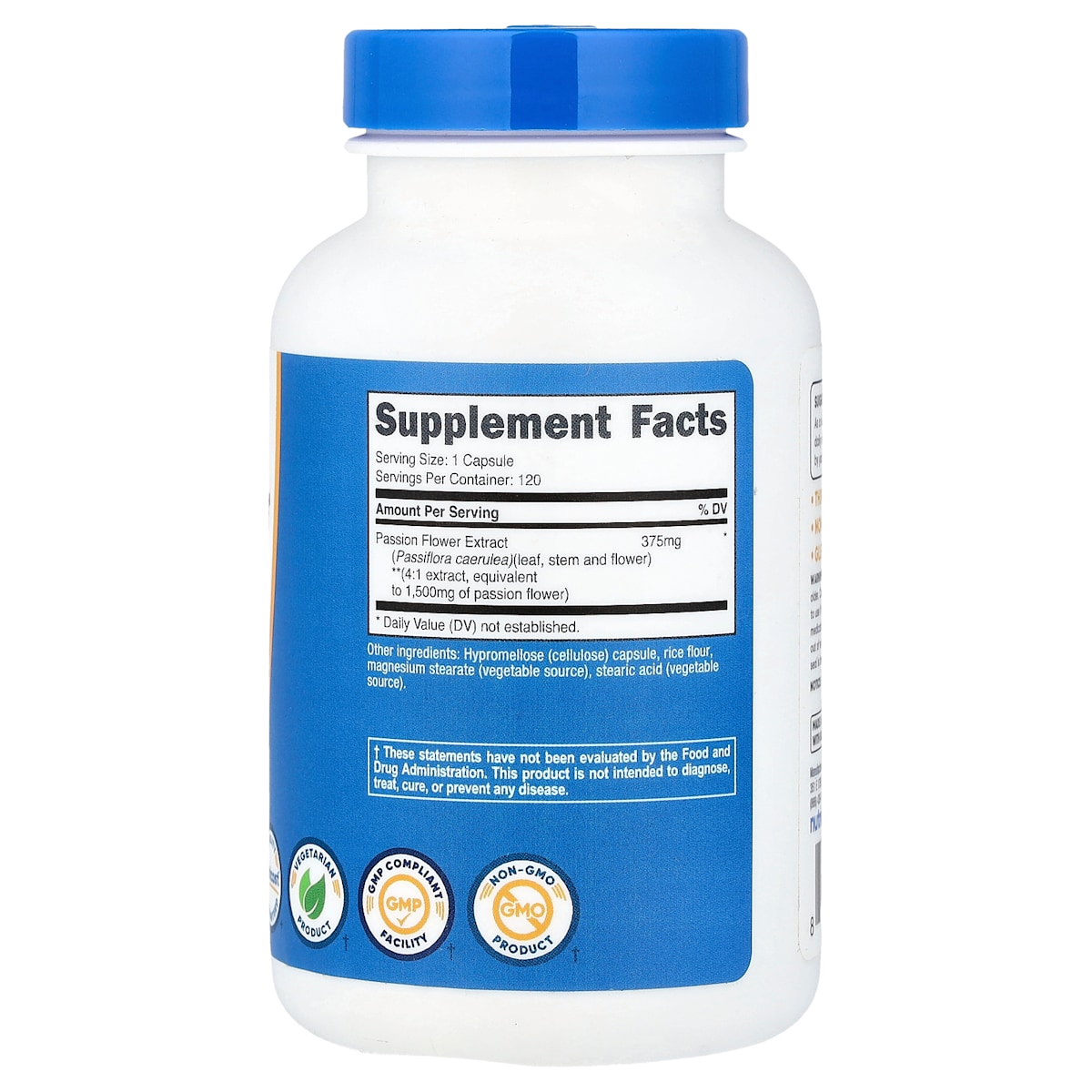 Supplement facts panel