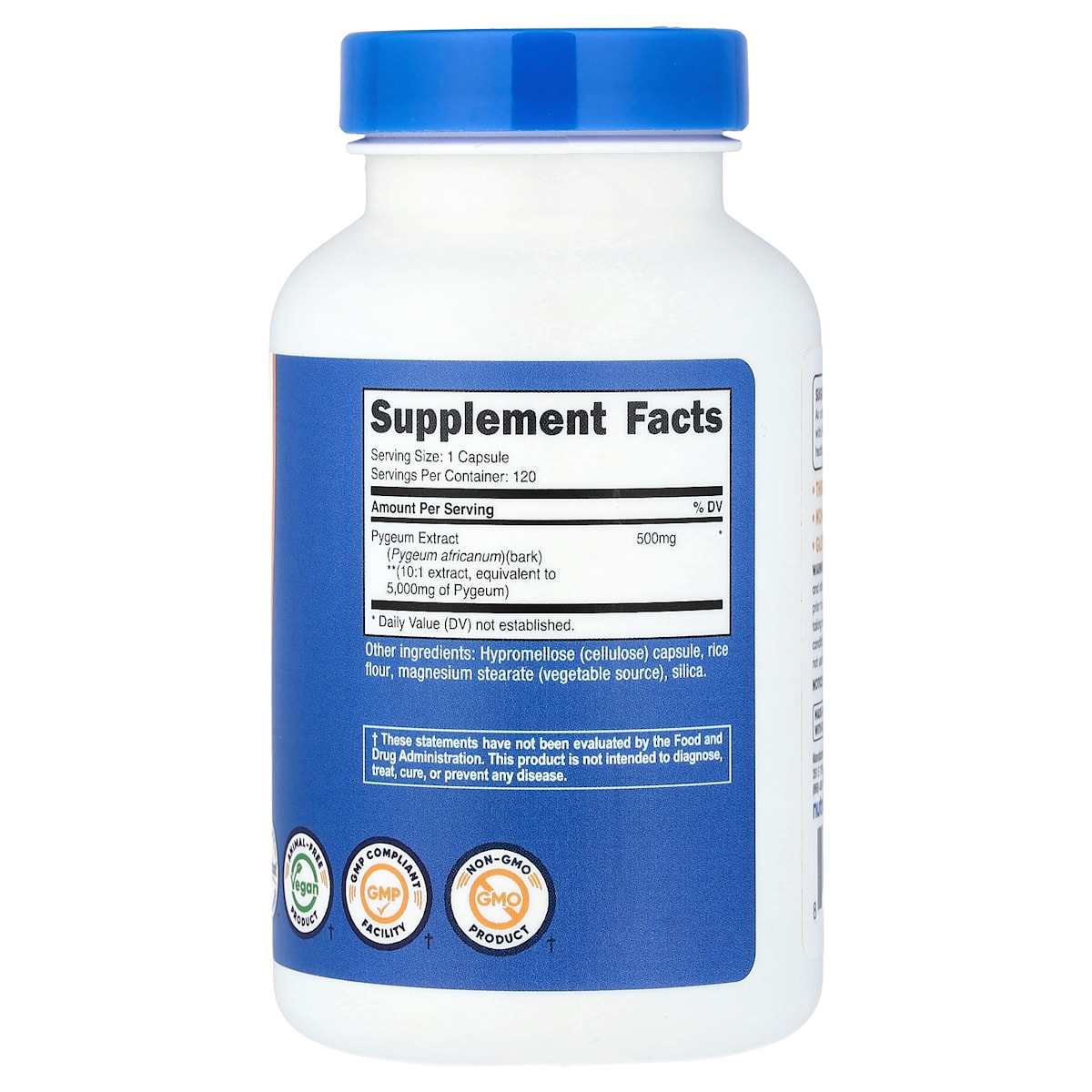 Supplement facts panel