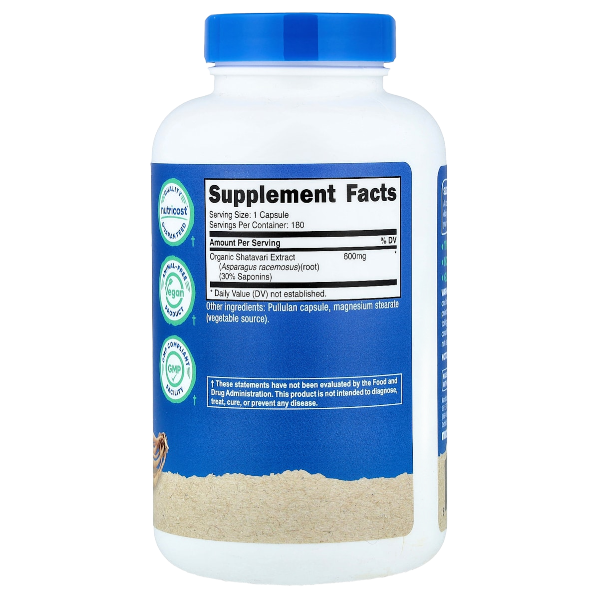Supplement facts panel