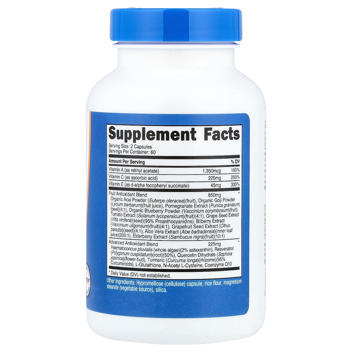 Supplement facts panel