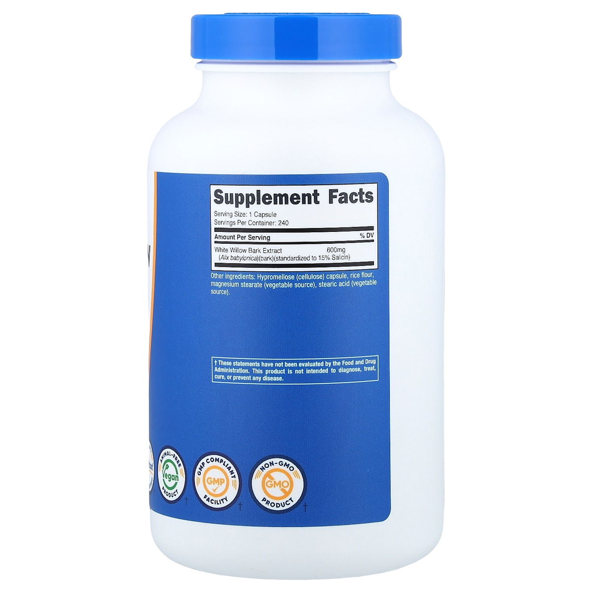 Supplement facts panel
