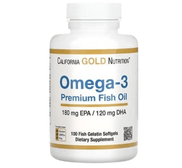 Omega-3 Premium Fish Oil, 100 Fish Gelatin Softgels
