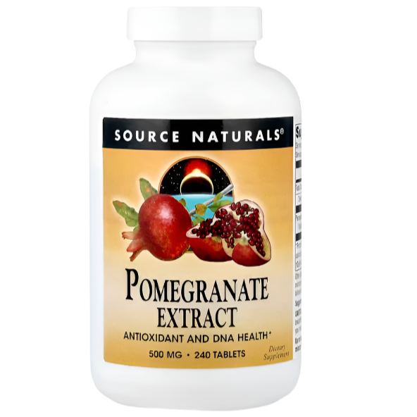 Source Naturals, Pomegranate Extract, 500 mg, 240 Tablets