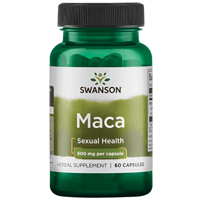 Swanson, Maca, 500 mg, 60 Capsules