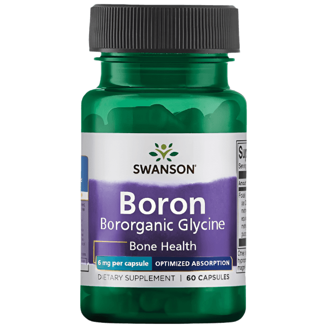 Swanson, Albion, Boron, 6 mg, 60 Capsules