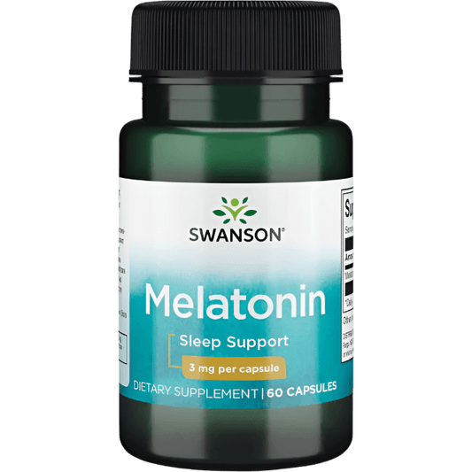 Swanson Melatonin – 3 mg | 60 Capsules