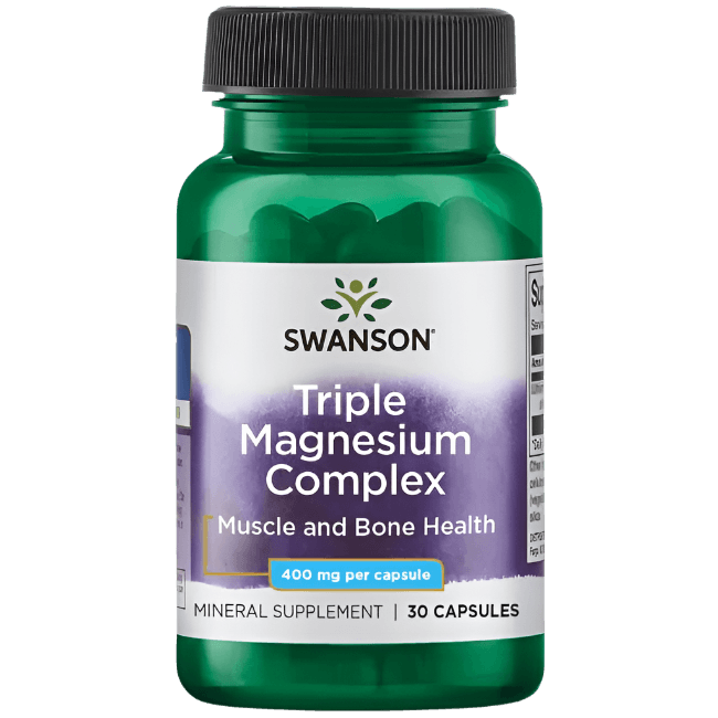Swanson Premium, Triple Magnesium Complex, 30 Servings