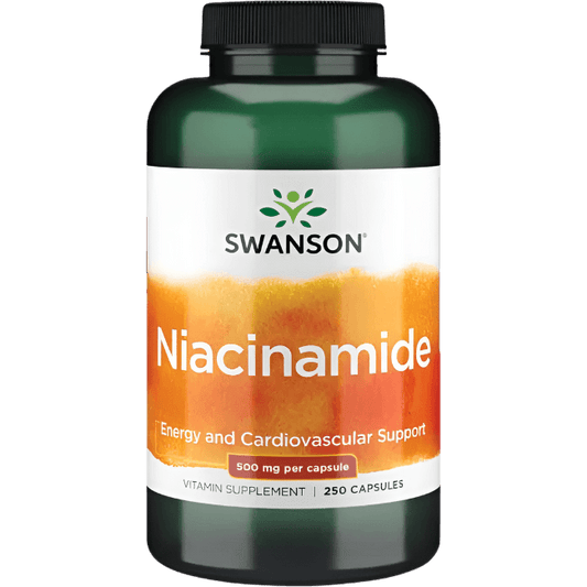 Swanson Niacinamide – 500 mg | 250 Capsules