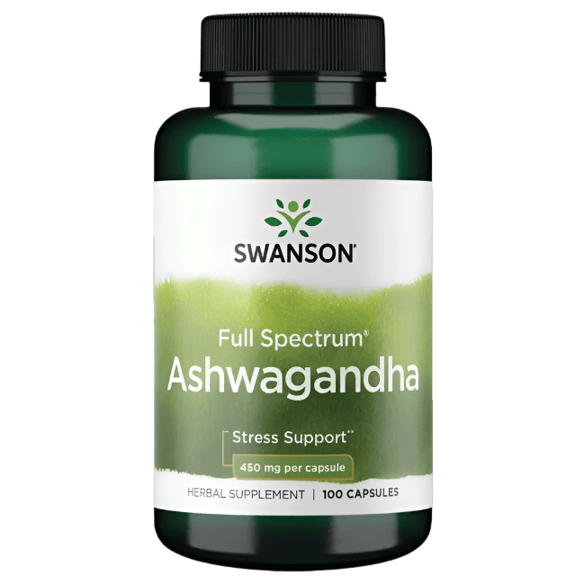 Swanson, Ashwagandha, Full Spectrum, 450 mg, 100 Capsules