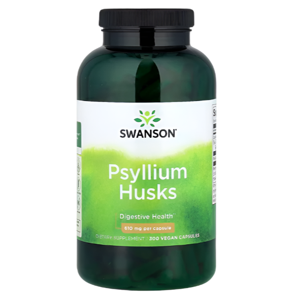 Swanson, Psyllium Husks, 610 mg, 100 Vegan Capsules