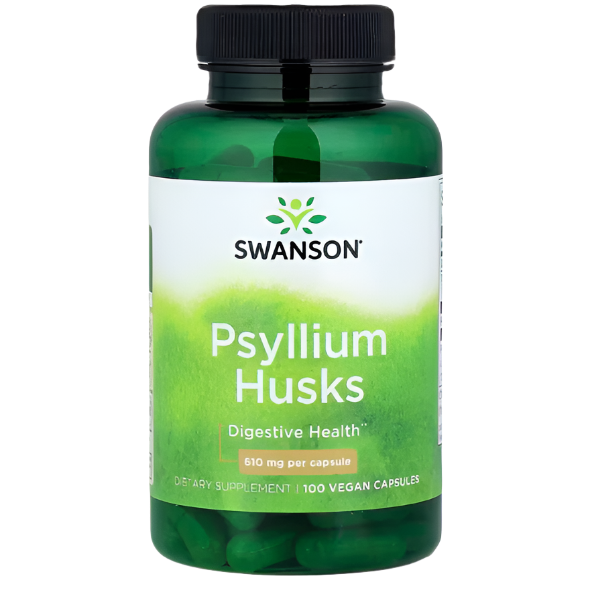 Swanson, Psyllium Husks, 610 mg, 100 Vegan Capsules