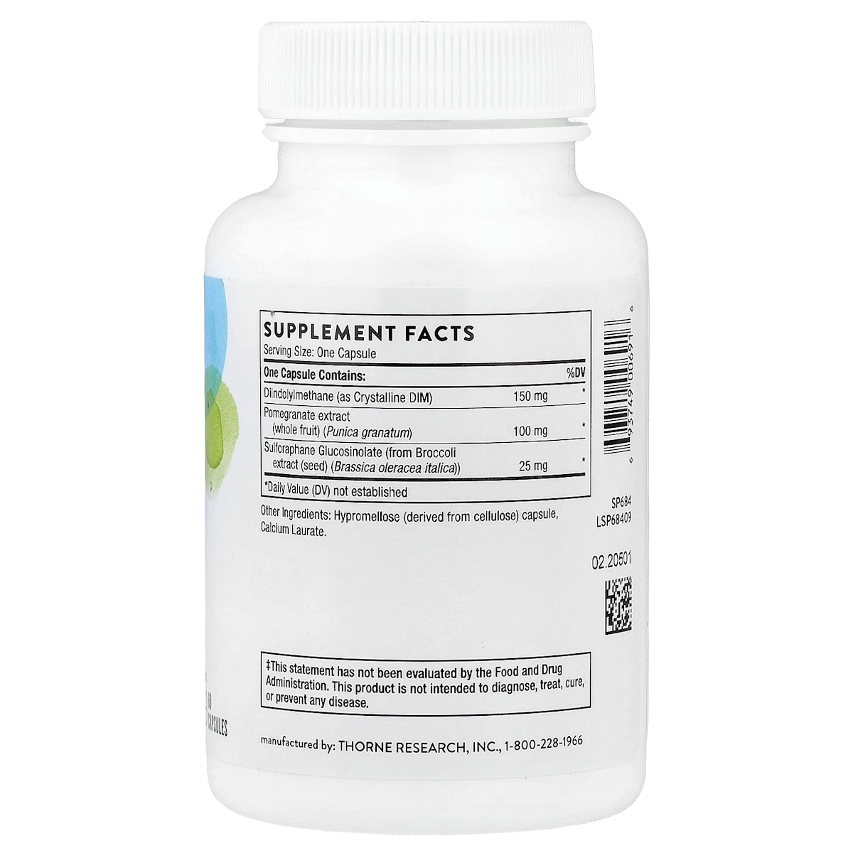 Supplement facts panel