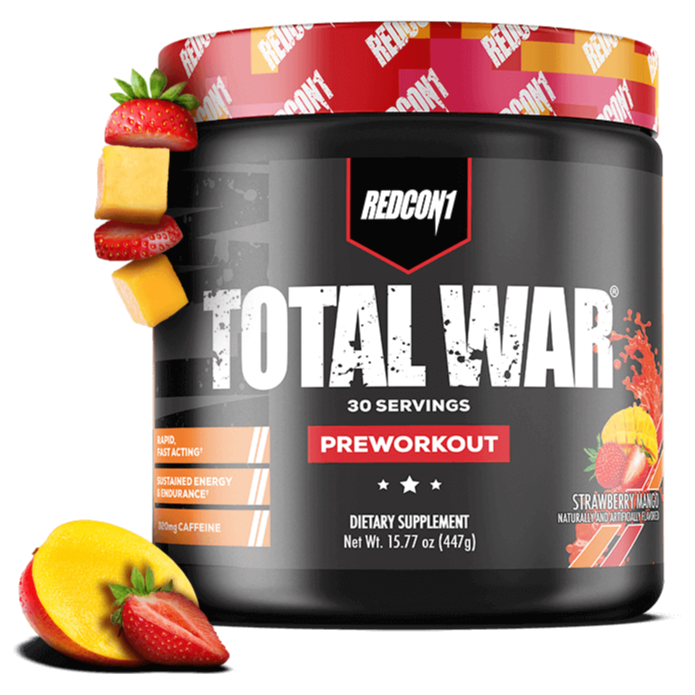 Total Wars Pre-Workout – 30 Servings – Strawberry Mango
