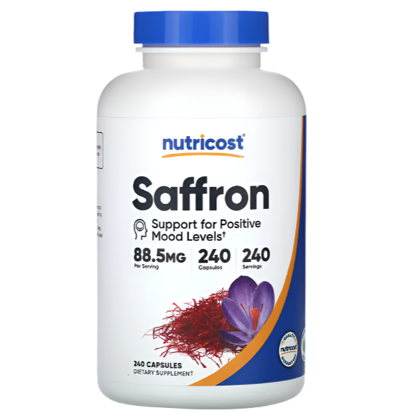 Nutricost, Saffron, 88.5 mg , 240 Capsules