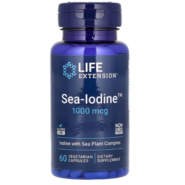 Life Extension, Sea-Iodine, 1,000 mcg, 60 Vegetarian Capsules
