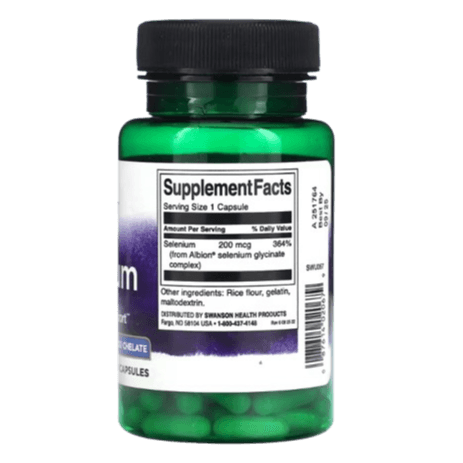 Swanson, Albion Selenium Complex, 200 mcg , 90 Capsules