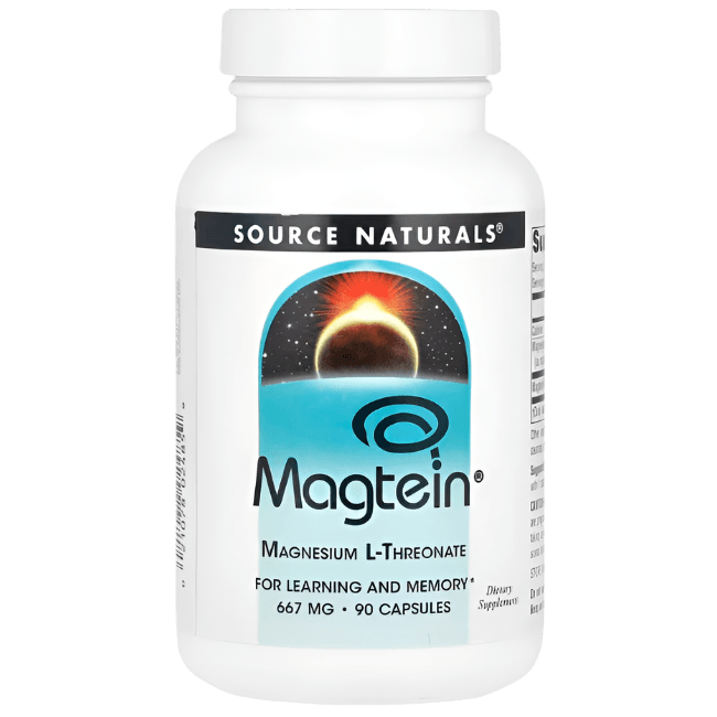 Source Naturals Magtein® Magnesium L-Threonate – 90 Capsules | Cognitive Support & Brain Health