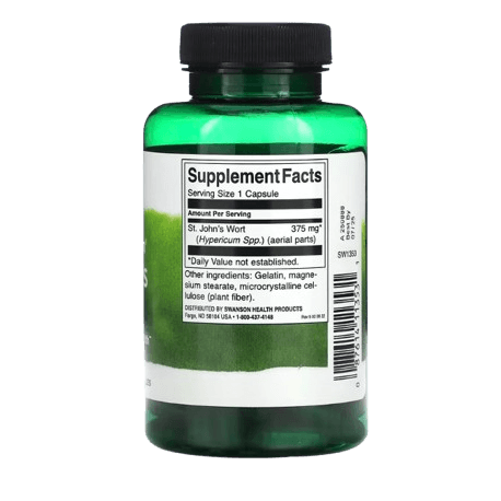 Swanson, Full Spectrum St. John's Wort, 375 mg , 120 Capsules