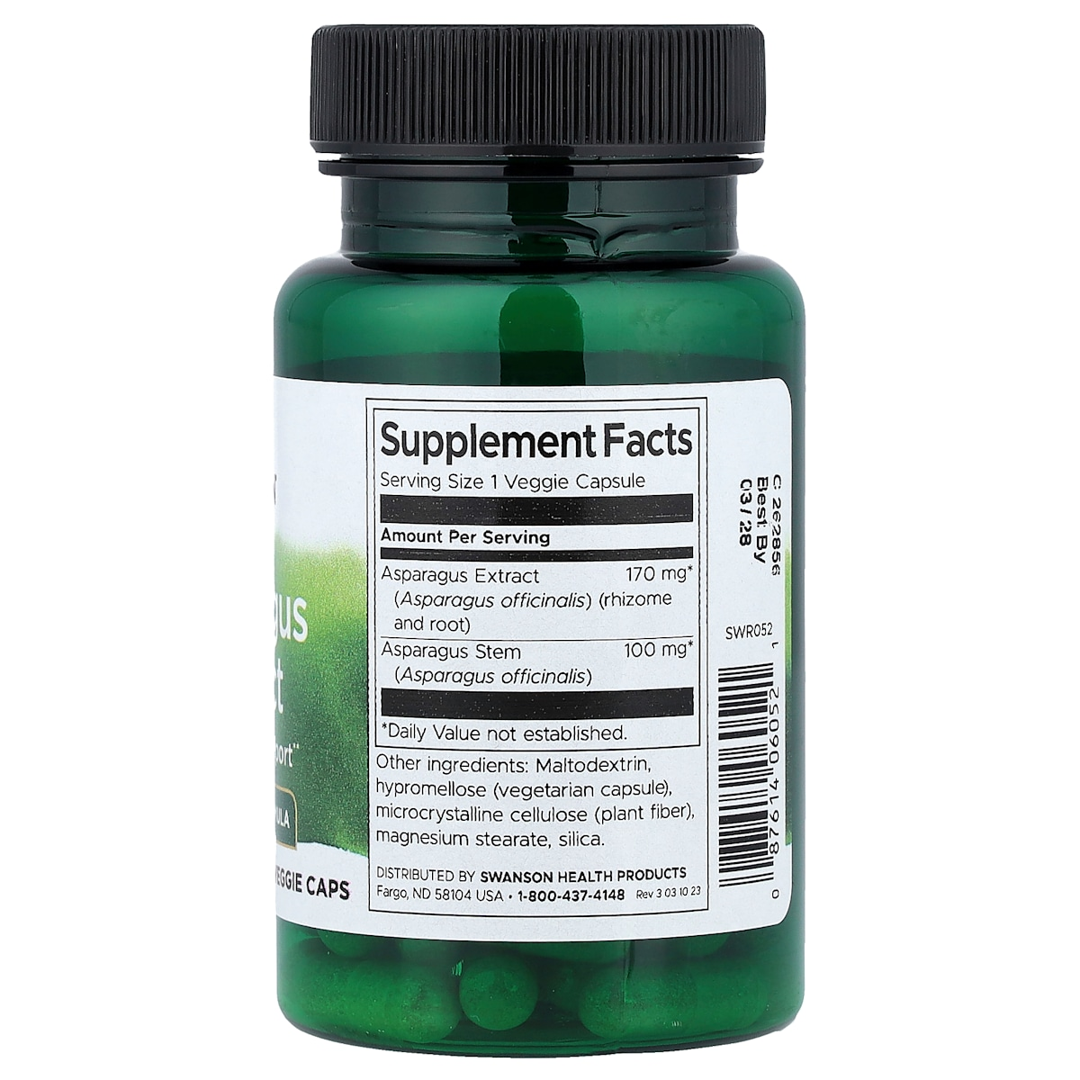 Supplement facts panel