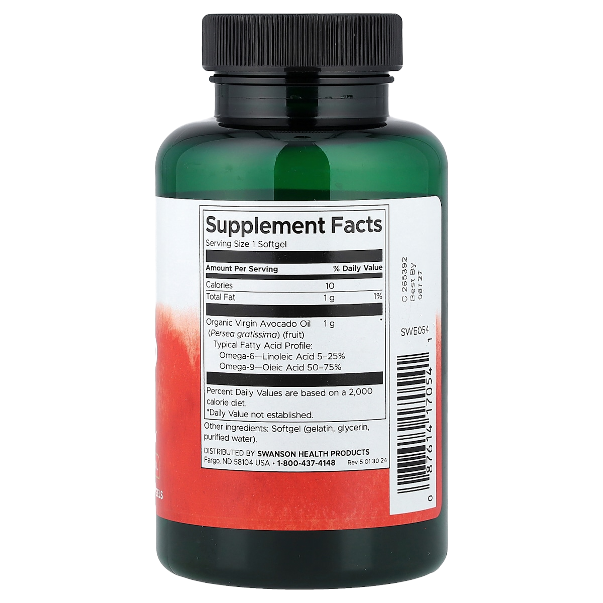 Supplement facts panel