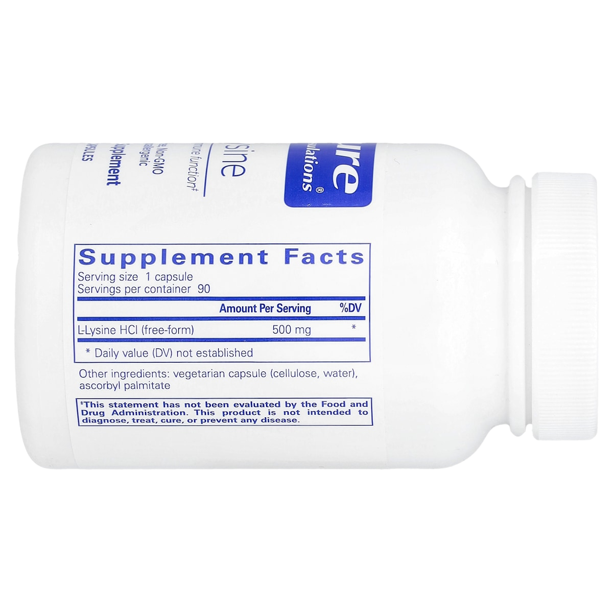 Supplement facts panel