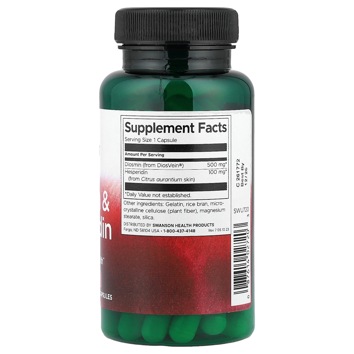 Supplement facts panel