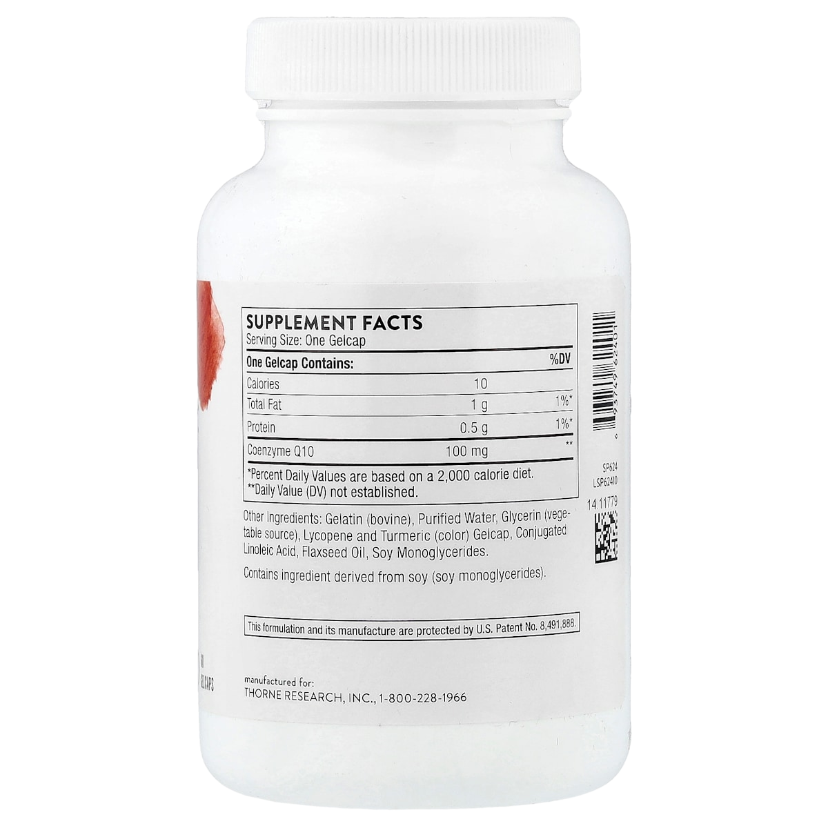 Supplement facts panel