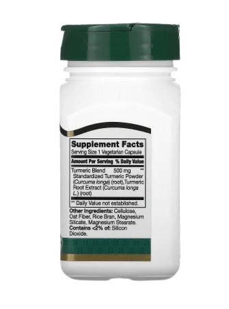 21st Century, Turmeric Complex, 500 mg, 60 Vegetarian Capsules