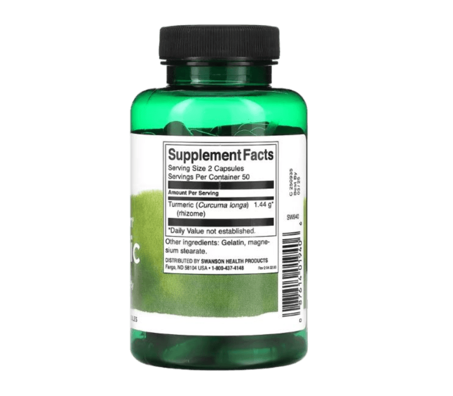 Swanson, Full Spectrum Turmeric, 720 mg, 100 Capsules