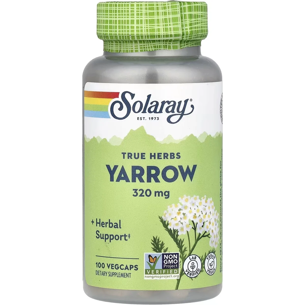 Solaray Yarrow – 320mg, 100 Veg Capsules