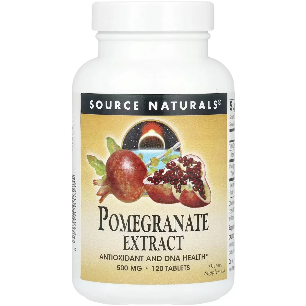 Source Naturals Pomegranate Extract – 500mg, 120 Tablets