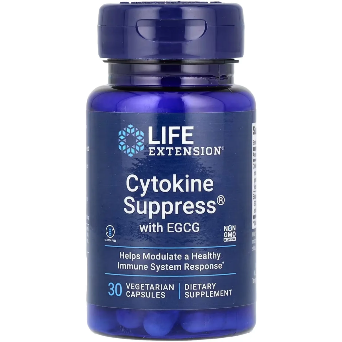Life Extension Cytokine Suppress with EGCG – 30 Veg Capsules