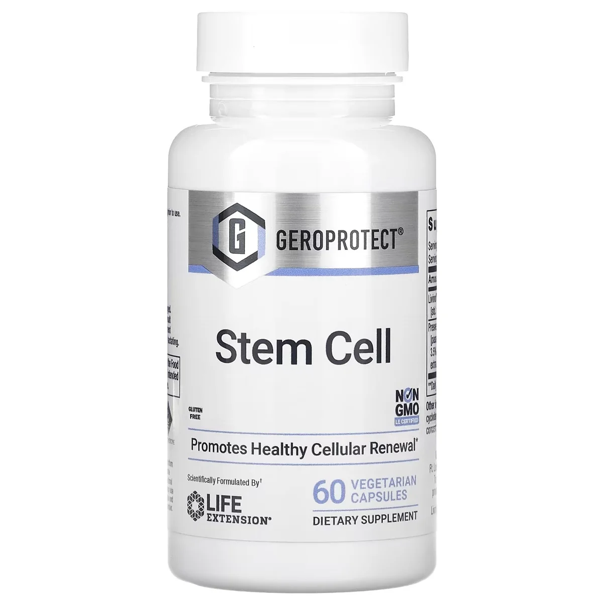 Life Extension Stem Cell Support – 60 Capsules
