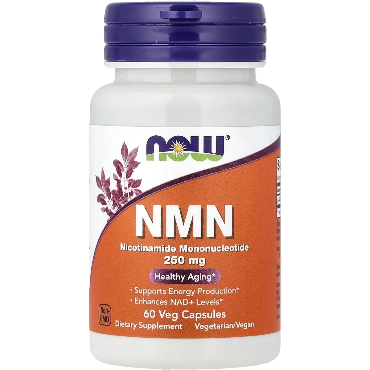 NOW Foods NMN – 250mg, 60 Veg Capsules