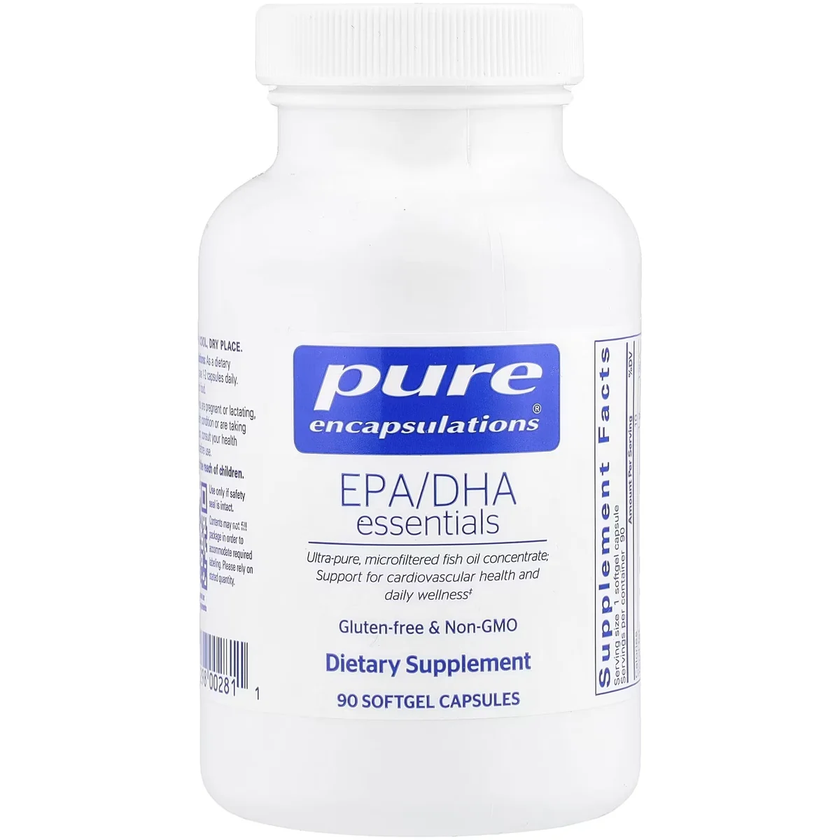 Pure Encapsulations Fish Oil – 1000mg, 90 Softgels