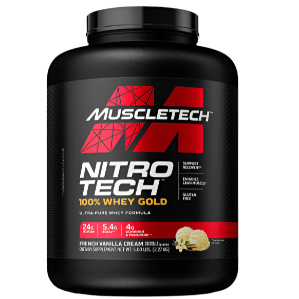 MuscleTech Nitro-Tech 100% Whey Gold 5.03 lbs 69 Servings