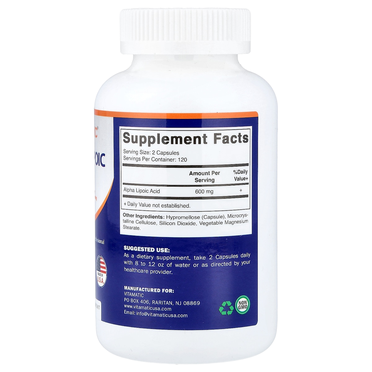 Supplement facts panel