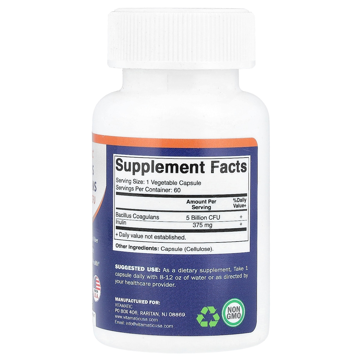 Supplement facts panel