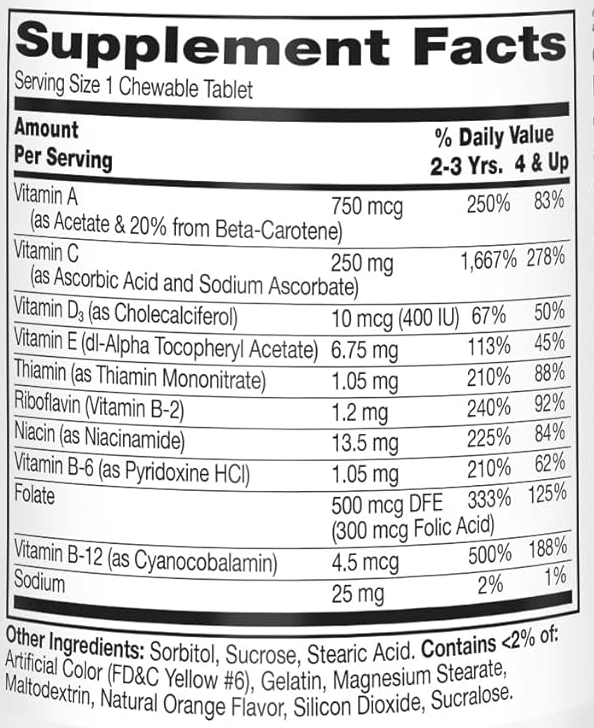 21st Century Zoo Friends with Extra C Chewable Tablets, 60 Count