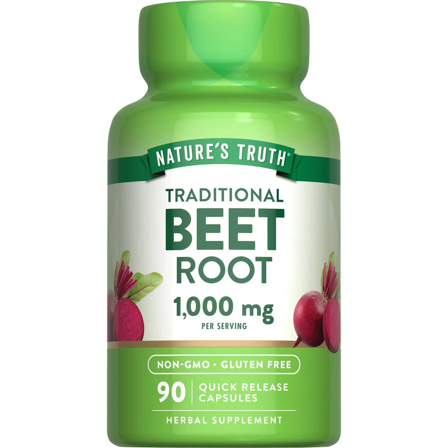 Nature's Truth Beet Root 1000mg (90 Quick Release Capsules)